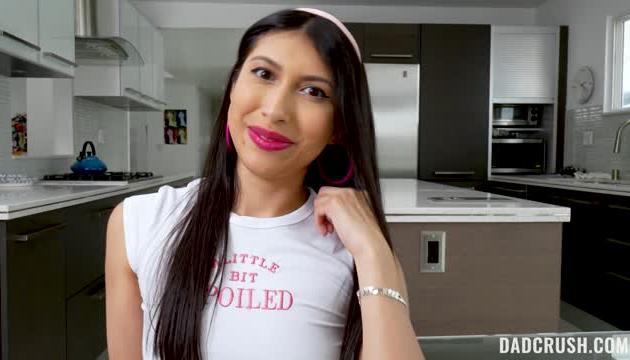 Pouty Girl Uses Stepdad to Get Over Her Ex