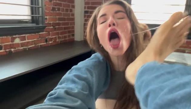 This slut loves my cock