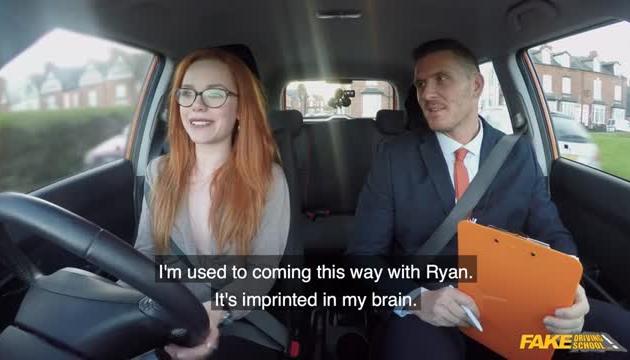 Cheeky redhead fails on purpose