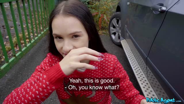 Big Cock Tip For XMas Delivery Girl