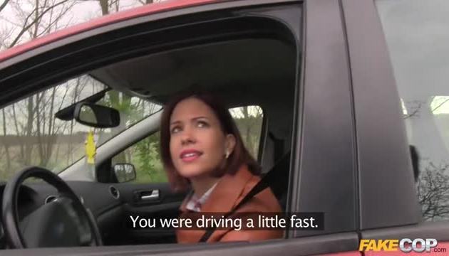 Cop Cums Twice for Sexy Redhead