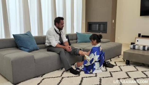 Groping A Little Geisha