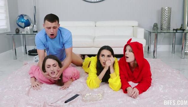 Stepbrother Crashes Slumber Party