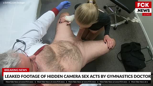 Fck News Paris White Is A Cutie Gymnast That Gets An Internal Exam From Her Doc!