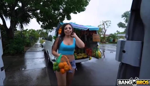 Picking Up The Fruit Lady