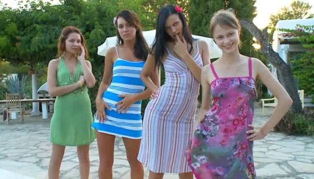 Mia, Monica, Vika and Beata