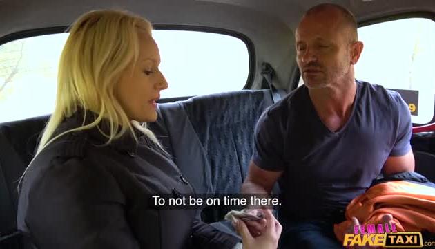 Busty curvy squirting blonde driver