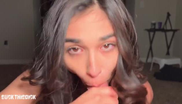Latina Teen Newcomer Reina Rae Teary Eyed Blowjob Hard Fuck