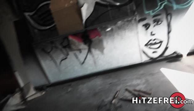 Fuck date for Lullu Gun in abandoned railway area!