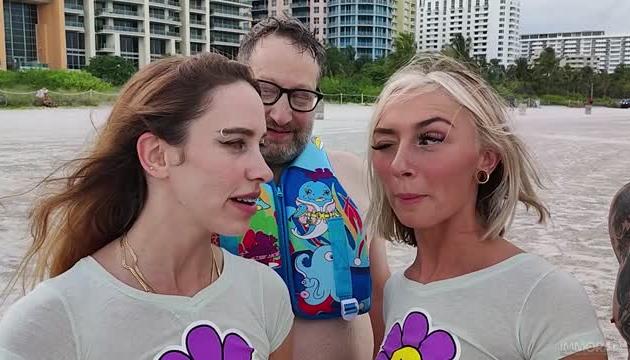 Beach Bunny Blondes Khloe Kapri Chloe Temple Threesome In Front Of Cuckold Sugar Daddy Part 1