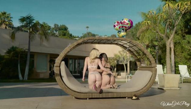 Charlotte Stokely Jenna Sativa in Lingerie Party