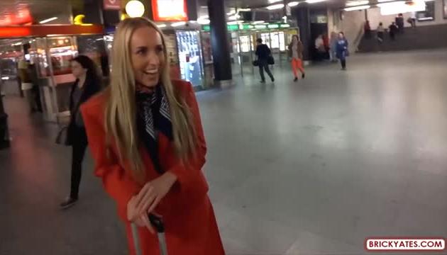 Flight Attendant Convinced to Fuck