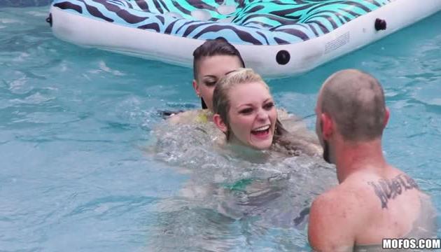 Midnight Naked Pool Party