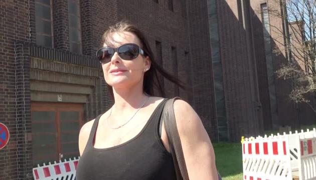 Talk Milf JULIA To Deep Anal At Public Pickup Street Casting