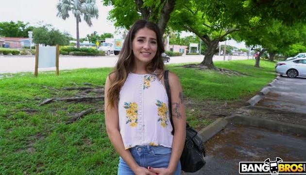 Money Loving Latina Takes A Ride