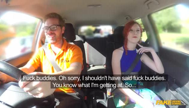 Instructor fucks frustrated redhead