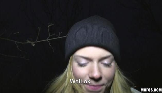 Euro Blonde Sucks Stranger Dick