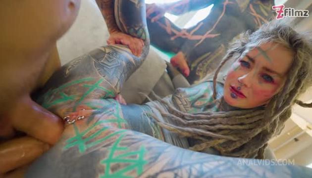 Double Anal Slut Gangbang With Tattoo Girl Anuskatzz Ends With Big Facial ATM, DAP, DP